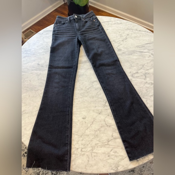 PAIGE black denim boot cut - Picture 1 of 3